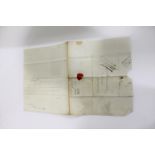 POSTAL HISTORY - PRE STAMP COVERS an interesting collection of pre stamp covers dating from the