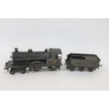 BASSETT LOWKE CLOCKWORK LOCOMOTIVE & TENDER - PRECURSOR possibly made by Marklin for Bassett-