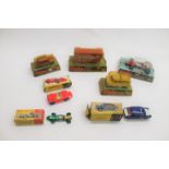 BOXED DINKY TOYS including 178 Mini Clubman, 412 Bedford AA Van, 226 Ferrari, 291 Atlantean City Bus
