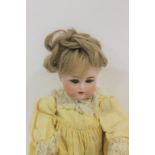 SIMON & HALBIG FOR KAMMER & REINHARDT DOLL the small doll with weighted blue eyes, open mouth and