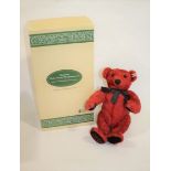 BOXED STEIFF TEDDY BEAR - GALERIES LAFAYETTE a Steiff Teddy Bear Himbeer Ours Teddy Framboise 42, No