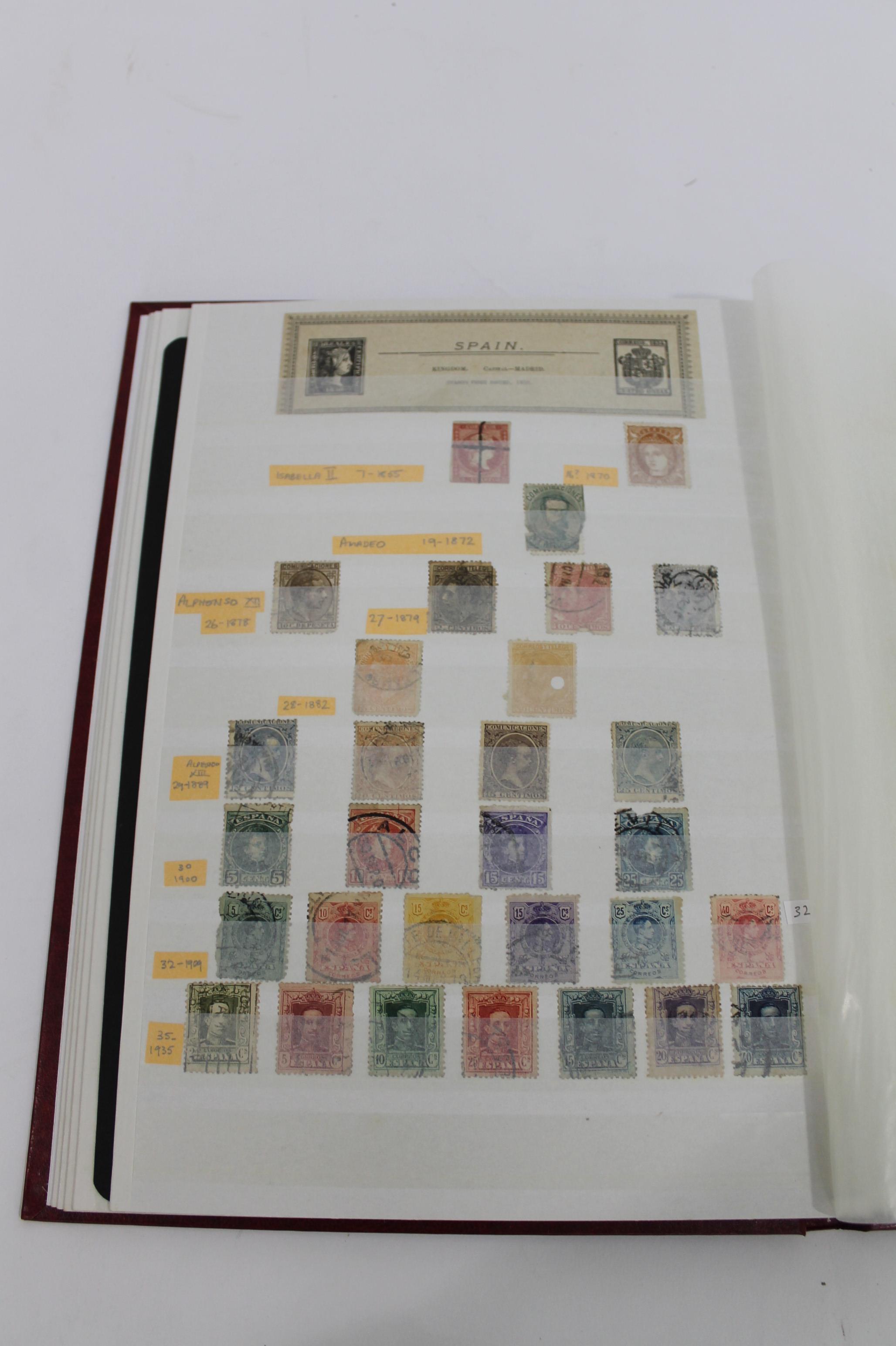 EUROPE & WORLD STAMPS 7 albums including 19th and 20thc used European stamps, Denmark, Finland, - Image 17 of 17