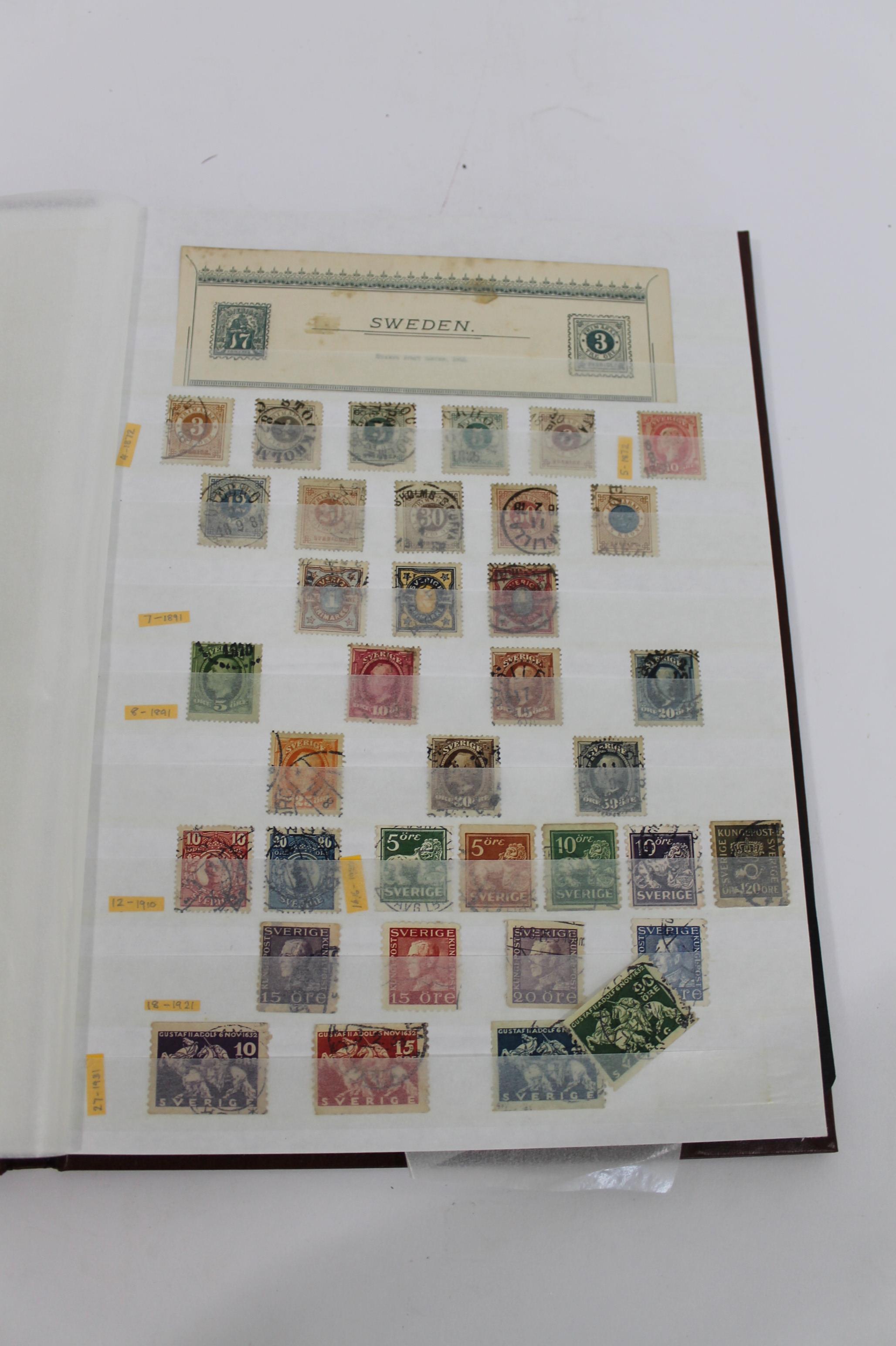 EUROPE & WORLD STAMPS 7 albums including 19th and 20thc used European stamps, Denmark, Finland, - Image 9 of 17