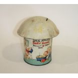 MABEL LUCIE ATTWELL MONEY BOX/BISCUIT TIN - WILLIAM CRAWFORD & SONS a biscuit tin and money box in