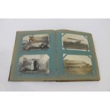 POSTCARD ALBUM - MILITARY & AVIATION an interesting album including WW1 related cards, British