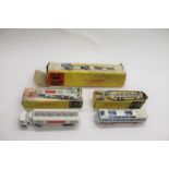 DINKY TOYS including a boxed 952 Vega Major Luxury Coach (off white body and blue interior, one