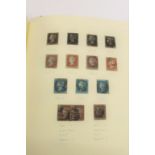 GREAT BRITAIN STAMP ALBUMS 2 albums of GB stamps from 1840-1970, with 1d black used (x4) 1841 1d
