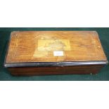ANTIQUE MUSICAL BOX - 8 AIR with a 8 air movement and start/stop and change/repeat levers. With a