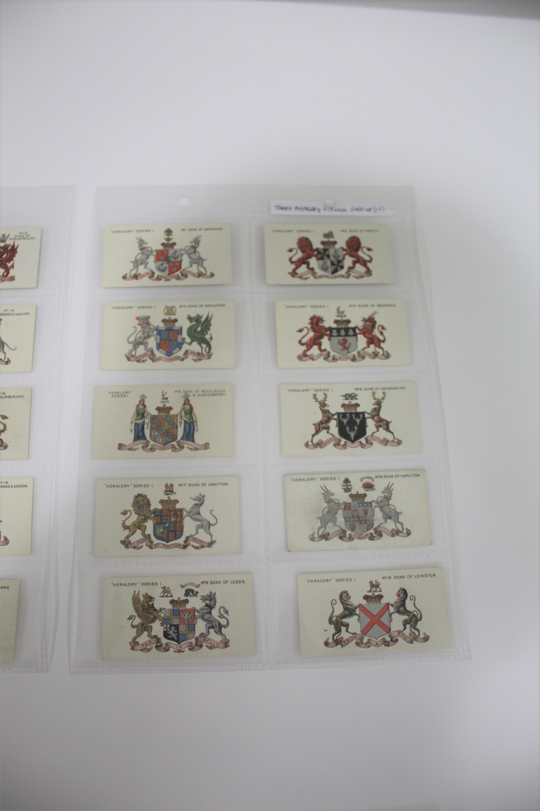 TADDY & CO CIGARETTE CARDS - HERALDRY a complete set of 25 Taddy & Co Heraldry Series 1 cigarette - Image 3 of 6