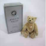 BOXED STEIFF TEDDY BEAR - BARLE 35 a Steiff Teddy Bear Barle 35 PAB 1905, No 5101 of 6000 produced