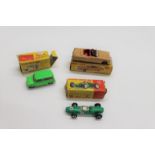 DINKY TOYS 3 boxed Dinky Toys including 241 Lotus Racing Car (number 7), 197 Morris Mini-