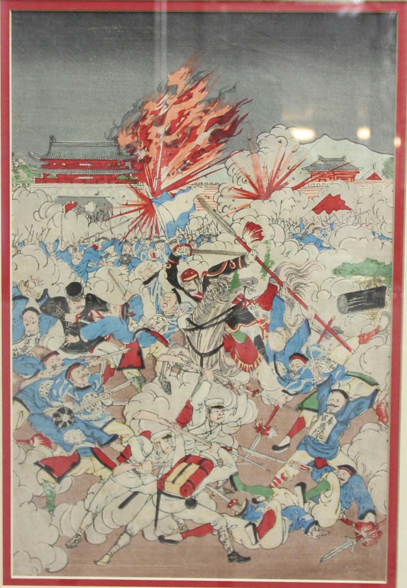 UTAGAWA YOSHITORA, Okuda Magodayu from the story of the faithful samurai, Japanese woodblock - Image 2 of 3