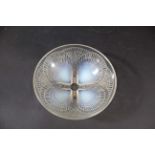 LALIQUE BOWL - COQUILLES a large opalescent Lalique glass bowl in the Coquilles design. Etched mark,