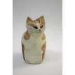ROSEMARY WREN (1922-2013) - OXSHOTT POTTERY a large stoneware model of a Cat, the back of the figure