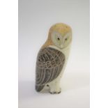 ROSEMARY WREN (1922-2013) - OXSHOTT POTTERY a large stoneware figure of an Owl, the feathers