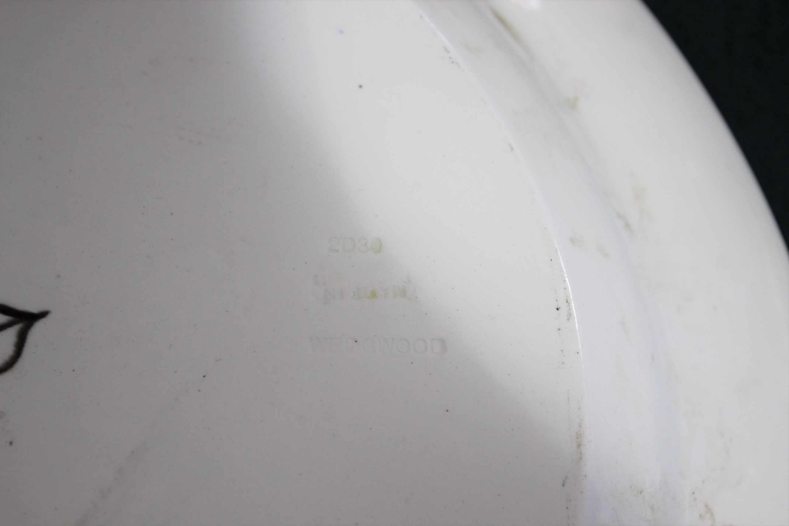 WEDGWOOD POTTERY DISH - LOUISE POWELL the large dish painted with a star shaped motif in the centre, - Image 7 of 11