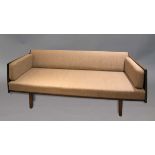 RETRO DANISH DAYBED probably designed by Hans Wegner for Getama, a daybed with a teak and oak