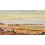 ALBERT GOODWIN, RWS (1845-1932) ST CLEMENT'S BAY, JERSEY Signed with monogram and dated 64,