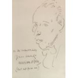 SIR WILLIAM ORPEN, KBE, RA, RHA (1878-1931) SELF PORTRAIT Inscribed To the unknown Lady/ Yours