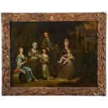 RICHARD VAN BLEECK (1670-1733) A FAMILY PORTRAIT OF A GENTLEMAN AND HIS WIFE WITH THEIR CHILDREN