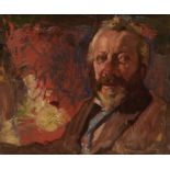 •SIR FRANK WILLIAM BRANGWYN, RA, RWS (1867-1956) PORTRAIT OF AN ITALIAN ENGINEER, ENRICO CANZIANI (