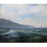 •EILEEN MEAGHER (b.1946) COAST SCENE, CO. MAYO Signed and dated `94 on the stretcher, oil on
