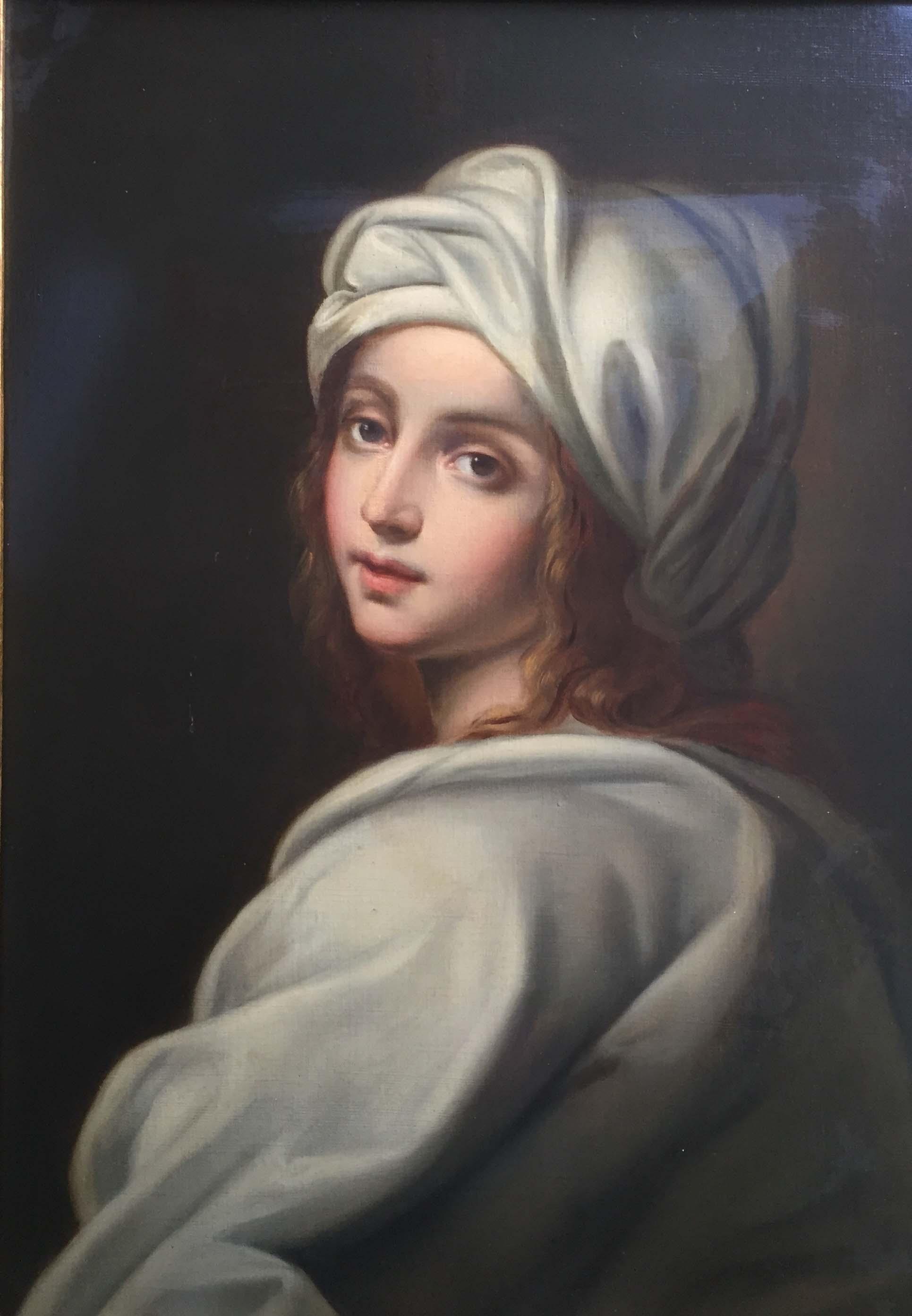 AFTER ELISABETTA SIRANI (1638-1665) BEATRICE CENCI Oil on canvas 63 x 44cm. * After the original