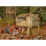 MARTIN SNAPE (1852-1930) THE FERRET-HUTCH Signed, bears inscribed label and a letter from the artist