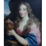 FOLLOWER OF JAN COSSIERS (1600-1671) MARY MAGDALENE Oil on canvas 58.5 x 47.5cm. ++ Lined;