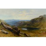 SAMUEL PHILLIPS JACKSON (1830-1904) STY HEAD TARN IN EARLY MORNING, BORROWDALE, CUMBERLAND Signed