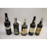 PORT: Niepoort Colheita, 1970, level mid neck, one bottle; Graham 10 year tawny port, one bottle;