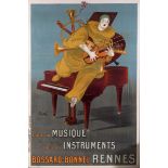 FRENCH VINTAGE POSTER - VERCASSON FOR BOSSARD-BONNEL a vintage poster Toute la Musique, printed in