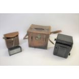 PLATE CAMERA 'SPECIAL RUBY' & LE GLYPHOSCOPE a Thornton Pickard plate camera Special Ruby, with a