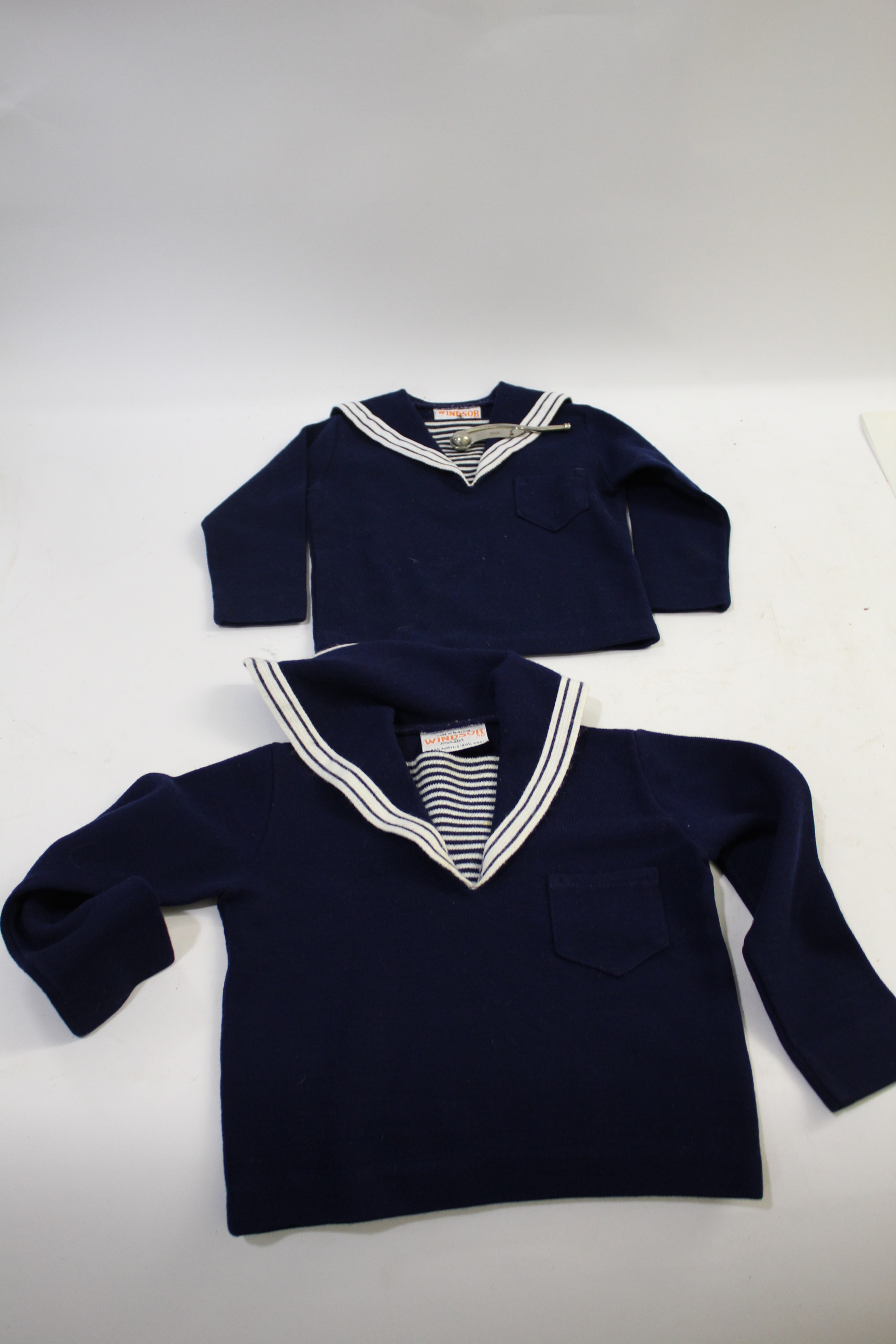 VINTAGE CHILDRENS CLOTHING including 2 sailors suits, circa 1950's and with labels for Windsor (