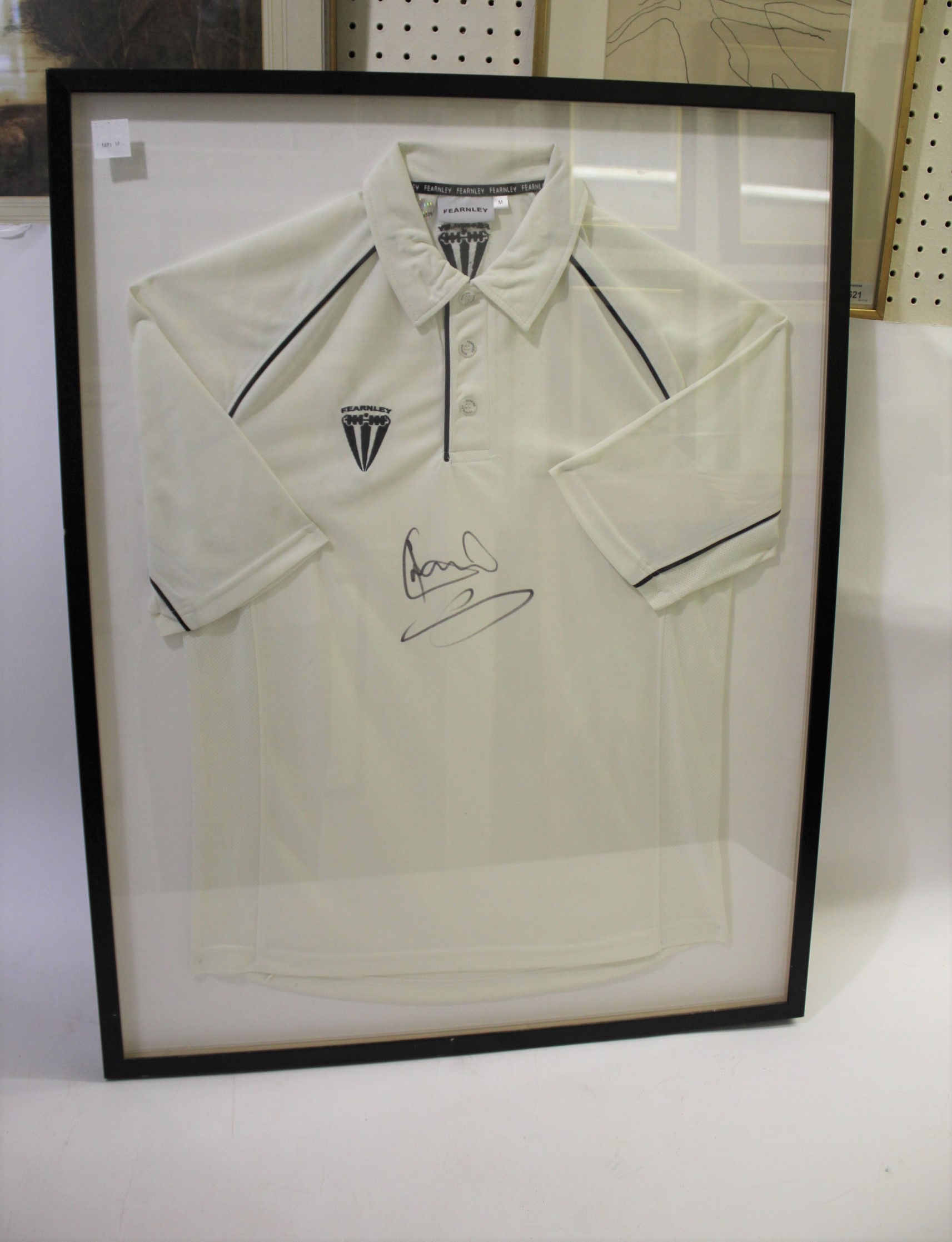 IAN BOTHAM - SIGNED CRICKET SHIRT a Duncan Fearnley cricket shirt, signed in ink by Ian Botham and