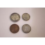 BENOIT 'BENNO' HOLLANDER - FRENCH VIOLIN MUSIC MEDALLIONS including 3 silver medallions from 1872,