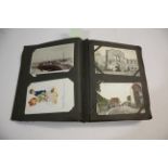 POSTCARD ALBUM including GB cards, Dudley (including Castle), Eastleigh (including loco works), Park