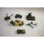 DINKY TOYS 601 AUSTIN PARA-MOKE, boxed; together with a selection of Dinky military models (16)