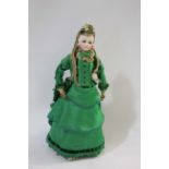 19THC FRENCH FASHION DOLL - CLAUDINE a French bisque swivel neck fashion doll circa 1860-1870,