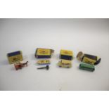 MATCHBOX SERIES DIE CAST TOYS & OTHER TOYS including boxed No 7 Horse Drawn Milk Float (orange