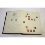 2 IMPERIAL STAMP ALBUMS 1898 8th edition, plus a Lincoln album, with Great Britain 1840 1d black