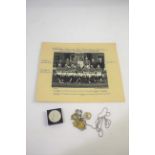 HOCKEY MEDALS & PHOTOGRAPHS - FRED ALEXANDER STEPHENSON various items