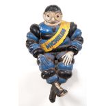 LARGE MICHELIN ADVERTISING FIGURE - MR BIBENDUM an early large rubber figure of 'Mr Bibendum',