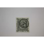 1883 TEN SHILLING STAMP a 1883 10 shilling grey green watermark Anchor fine used, small Coventry