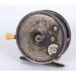 HARDY FISHING REEL - SILEX MAJOR a 3 3/4" alloy reel with brass foot, rim tension adjuster, twin