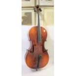 FULL SIZE CELLO - EXCELSIOR FOR BOOSEY & HAWKES the cello with a label inside, Excelsior, Made in