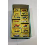 MATCHBOX SERIES 14 boxed models including 61 Alvis Stalwart (white body, flap of box missing), 63