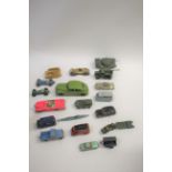 VARIOUS DIE CAST TOYS various unboxed die cast toys including a clockwork car by Mettoy, Lone Star