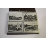 RAILWAY POSTCARDS & BOOKS 1 album including various railway locomotive postcards, Tees Tyne Pullman,