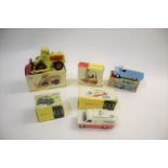 BOXED DINKY TOYS 5 boxed models including 287 Police Accident Unit (white body and orange panels),